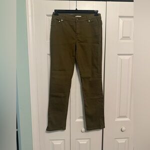 Classic Olive Women's Straight Leg Jeans